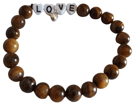 Bracelet Oeil de Tigre Amour