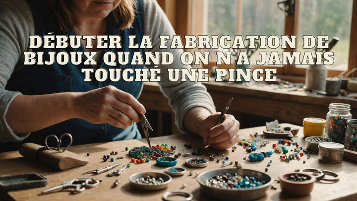 Débuter la fabrication de bijoux quand on n’a jamais touché une pince