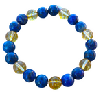 Bracelet Lapis Lazuli et Citrine