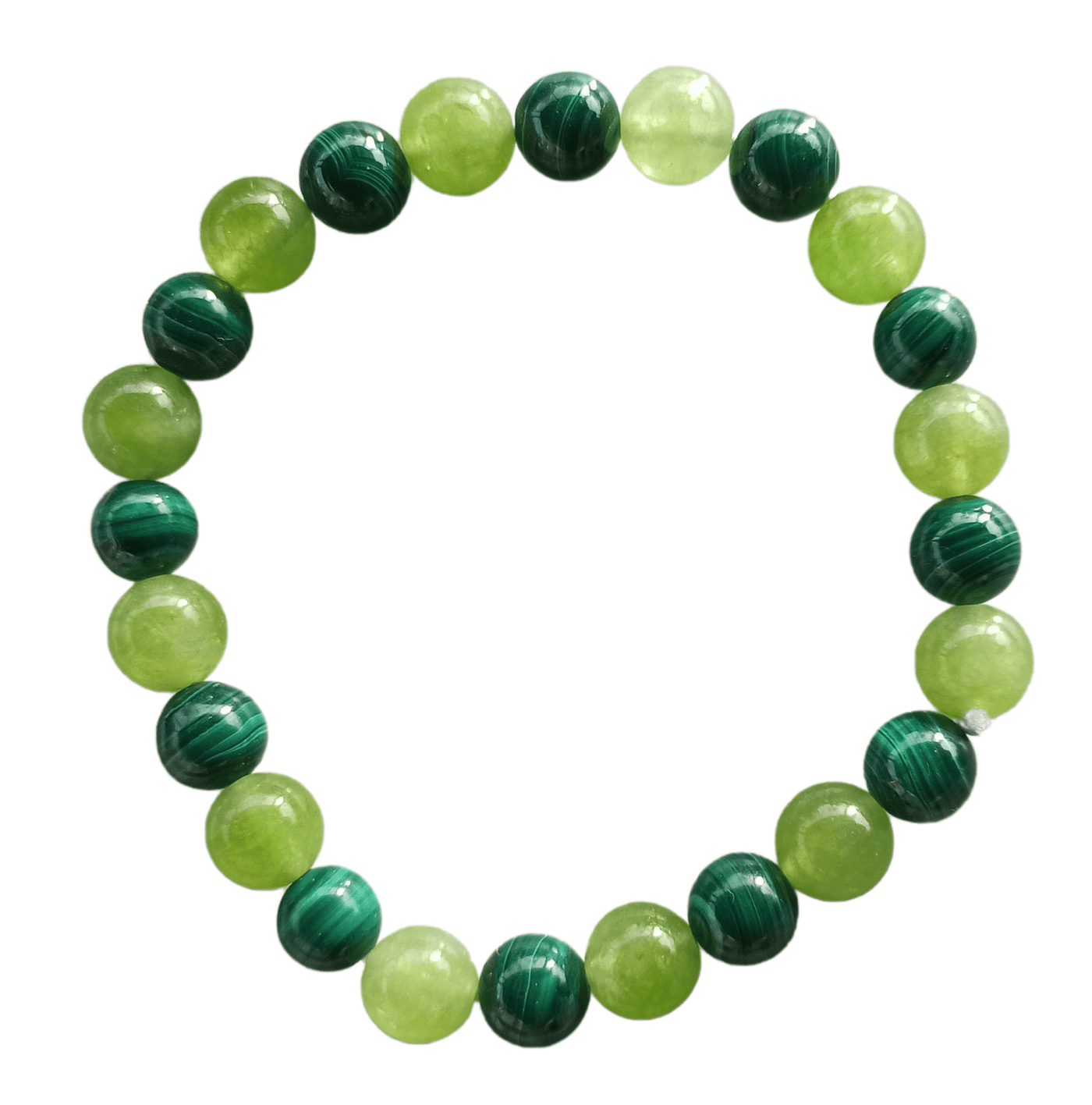 Bracelet Malachite et Peridot